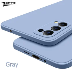 Silky Liquid Silicone Soft Phone Case - ZROTEVE Edition for Reno 5 Pro Plus (5G) (GRAY)