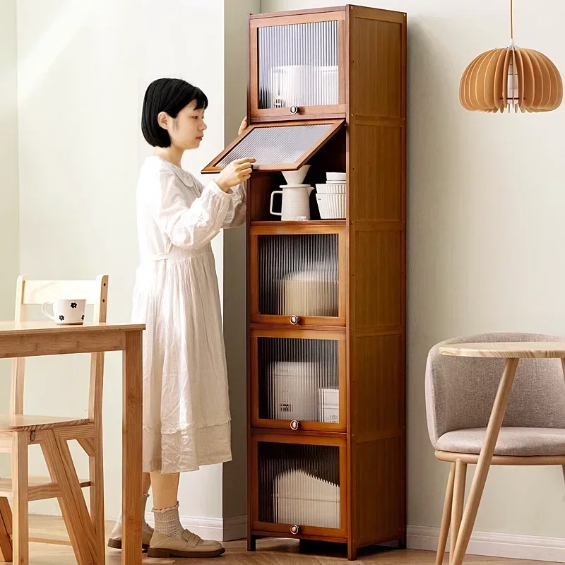 Kitchen Food Organizers Cabinets Storage Box Seasonings Container for Dining Room Furniture Removable Transparent Visible Rack f