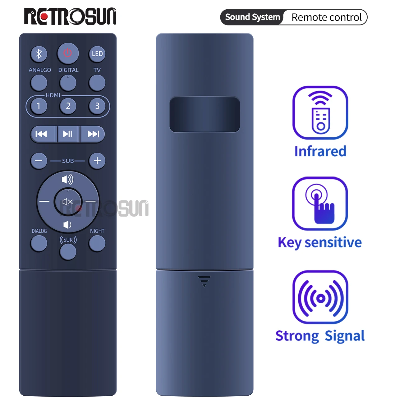 Nuovo Telecomando Rsb-11 1063117 Per Sistema Soundbar Klipsch Rsb-14 1063120 Rsb11 Rsb14