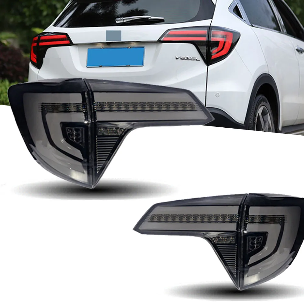 

Задние фонари для HR-V Vezel задние фонари 2016-2019 HRV задний фонарь автомобильный Стайлинг DRL динамический сигнал поворота задние автомобильные аксессуары
