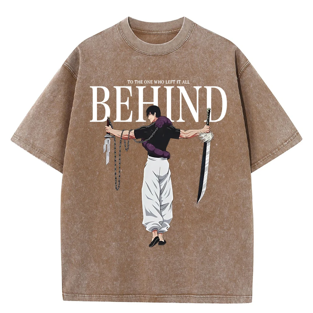 Jujutsu Kaisen Anime Tshirts Men Women Manga Fushiguro Toji