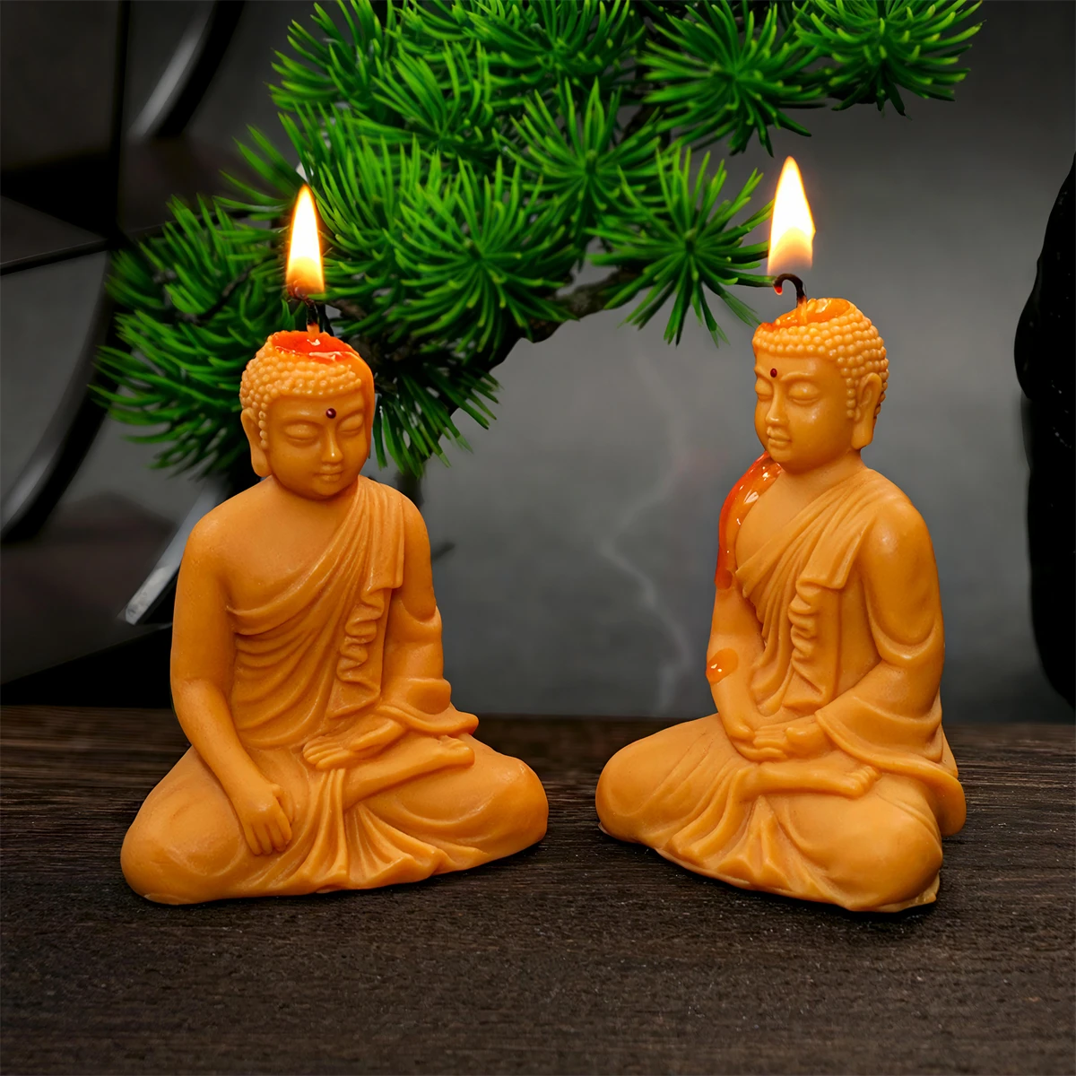 3D Buddha Statue Candle Silicone Mold DIY Meditation Prayer Buddha for Candles Soap Gypsum Crafts Making and Clay Home Decor - Image 5