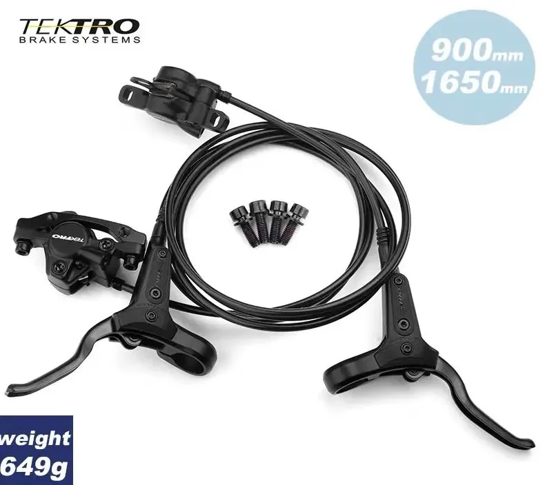 Tektro HD-M275 Mountain Bike(Left Front/Hose Length 850 mm/160mm Rotors