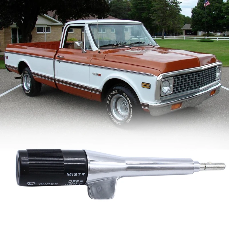 

Переключатель рычага стеклоочистителя для задержки сигнала поворота хромированный переключатель для пикапа автомобиля GM old22510144