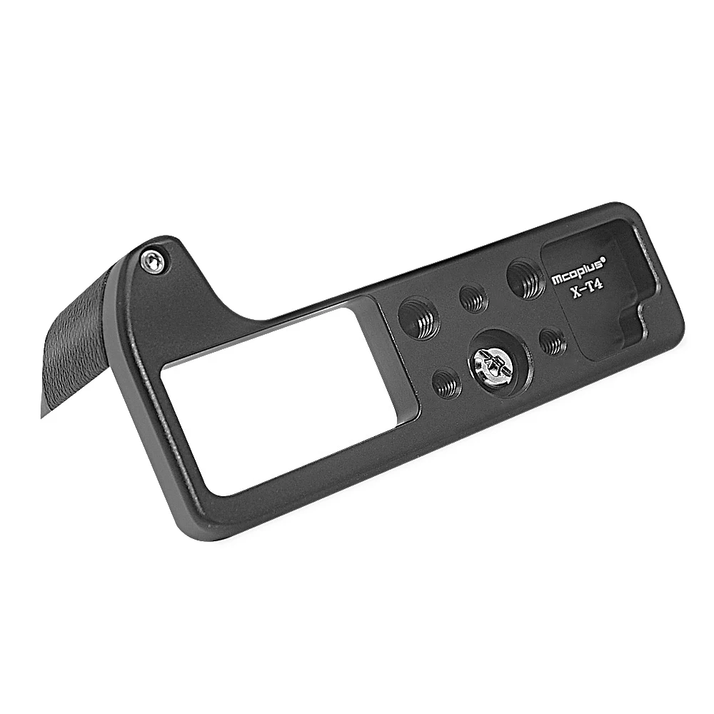Mcoplus MCO-XT4 Metal Hand Grip L Bracket Quick Release Plate for Fujifilm X-T4 Camera with 1/4&rdquo;-20 Tripod Mount /Arca Swiss Pla