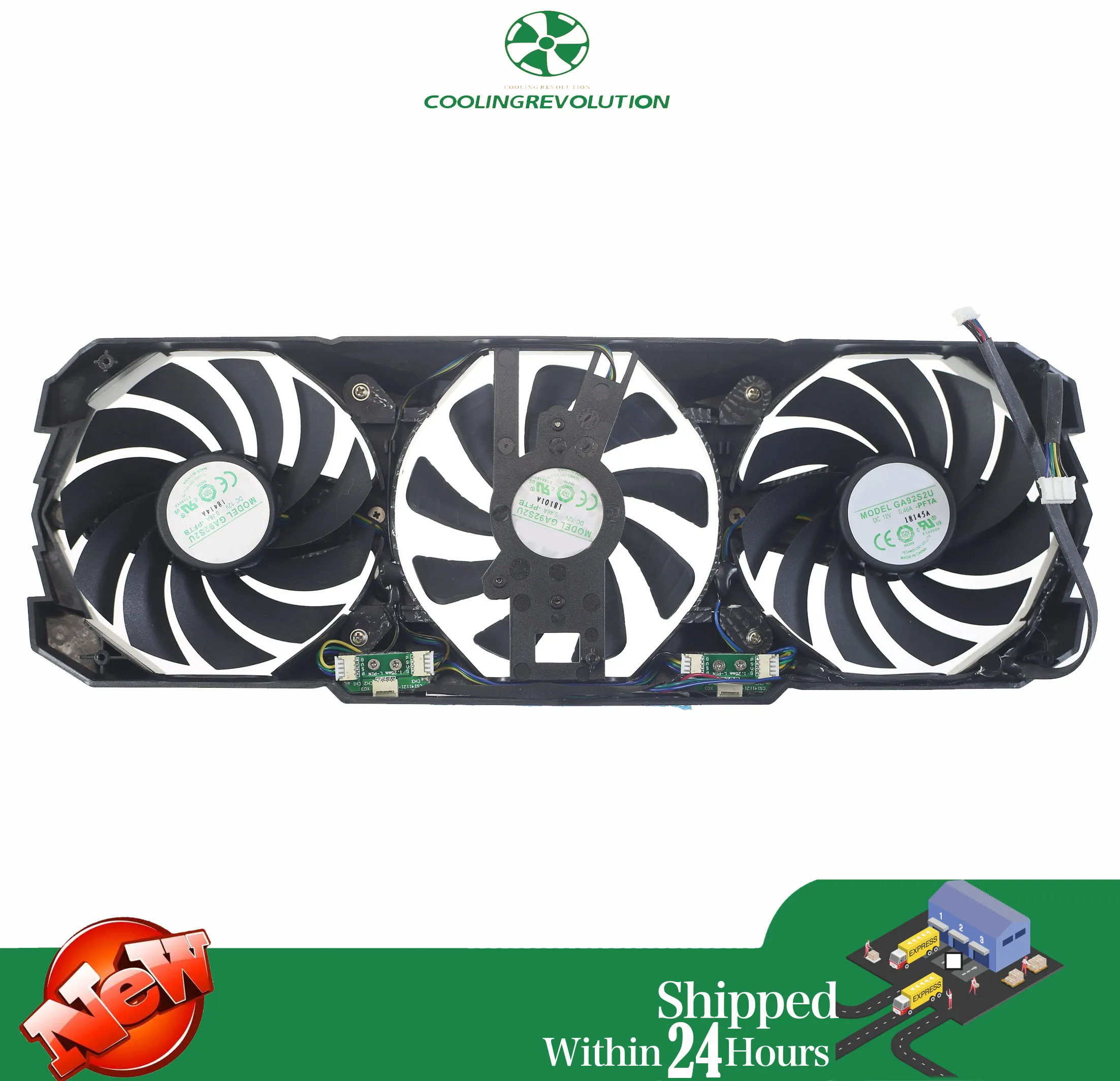 グラフィックカード冷却ファンZOTAC GTX 1070Ti 1080 4ピン グラフィックカード冷却ファンZOTAC GTX 1070Ti 1080 4ピン