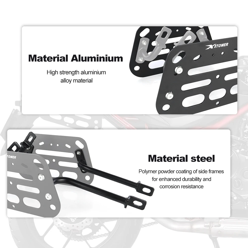 thumbnail image 2 of Xitomer Aftermarket Saddlebag Support Racks, Fit For | India 2 of 13