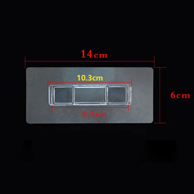 10.4 Cm Hosszú Szöveti Doboz Nem Jelöléssel Rögzítő Keret Körömmentes Lyukasztó Erős Ragasztó Matrica Többfunkcionális Tároló Csat - Image 6