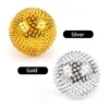 2pcs Massage Ball with needles-Acupressure Active Massager Spiky Hard Massaging Tool for Hand Foot Acupressure Active Massager 3