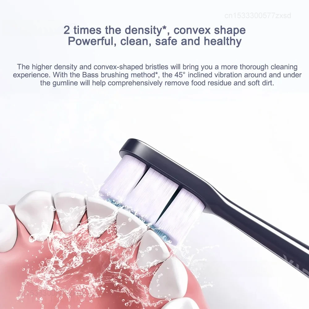 MIJIA 소닉 전동 칫솔 T700 무선 충전 초음파 진동 구강 청소기 브러시 방수 유도 충전