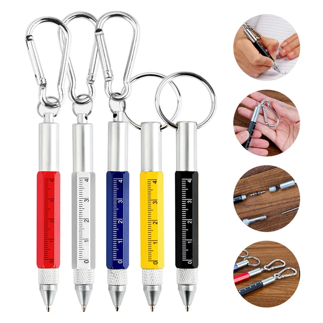 Multifunctional Pen Condenser Pen Six-in-one Metal Round Bead