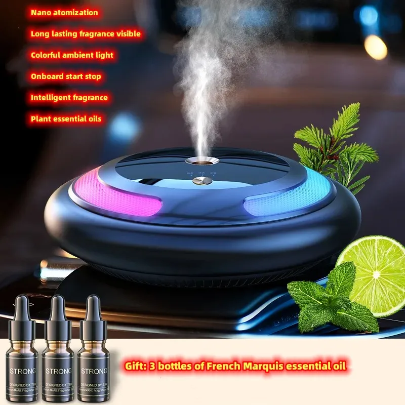 Car Air Freshener Smart Adjust Car Perfume Essential Oils Diffuser Car  Fragrance