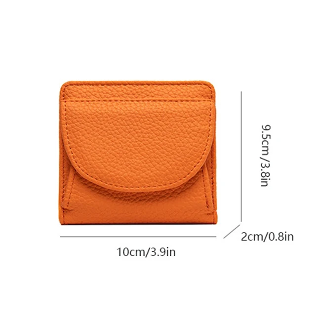 Portafoglio Donna In Vera Pelle Con Portamonete - Compatto, RFID Blocker, Colore Giallo - Foto 12