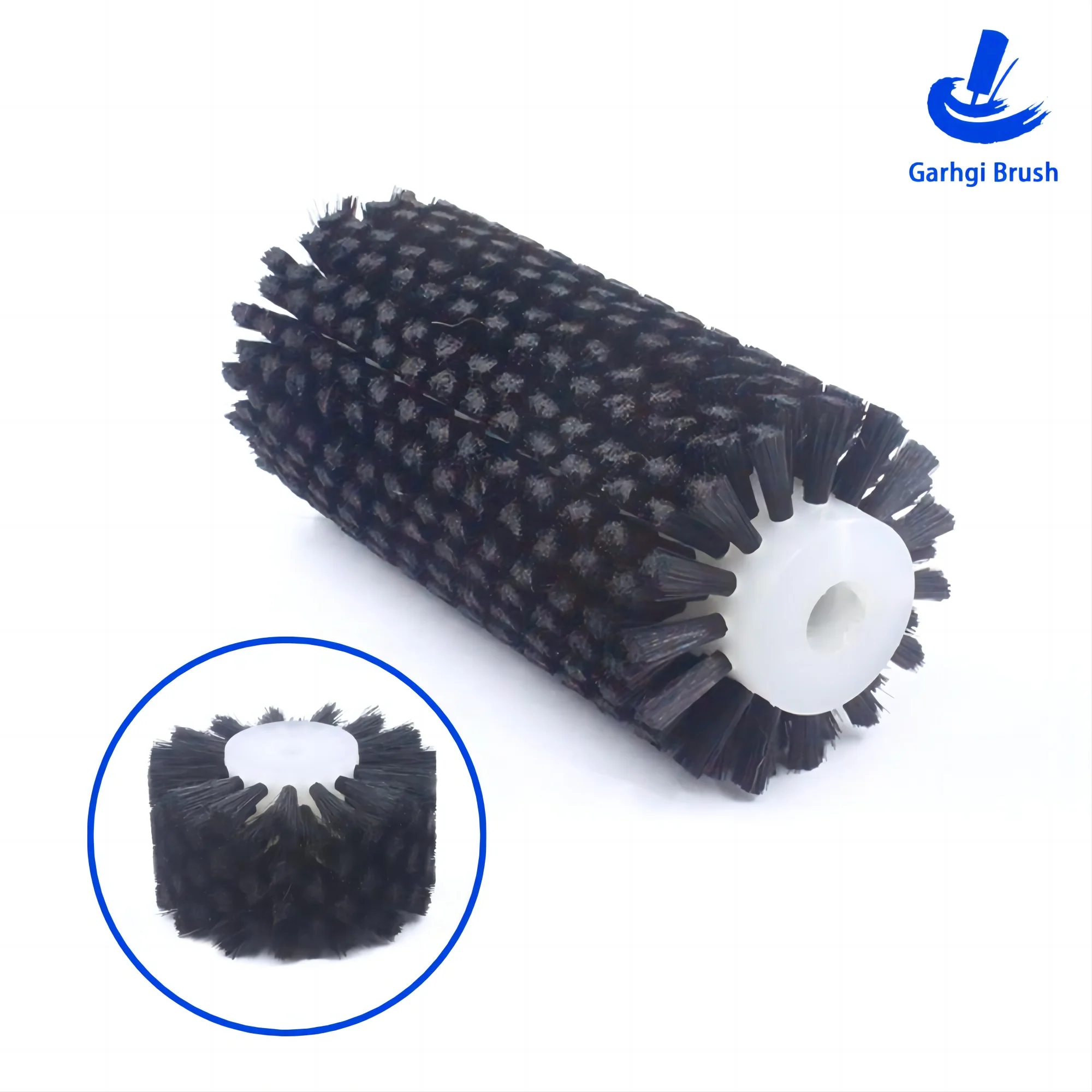 Nylon-Kehrwalze Bruhes Black Industrial Drum Circular Brush Road Surface Car Parks Finishing Polishing Cleaning Machinery