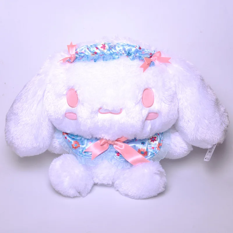 

35cm New Cinnamonroll Plush Toy Sanrio Cartoon Cinnamon Dog Kawaii Plushy Cute Doll Crystal Soft Fabric Gifts For Children