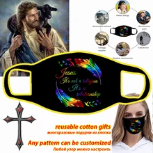 

Jesus Religious Masken Cross Jesus Christ Religious Decor Jesus Case Eligious Icon Adult Reusable Cotton Face Cover Maske Gifts