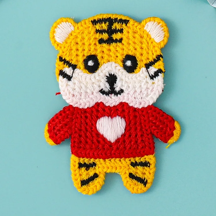 Patchs Brodés En Forme D'Ours - Lot De 5, En Polyester, Pour Customiser Vêtements, Sacs, DIY, Couture Ou Repassage