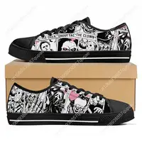 Horror Halloween Low Top Sneakers Hot 3D Game Womens Mens Teenager High Quality Canvas Sneaker Couple Fashion Custom Built Shoes 2