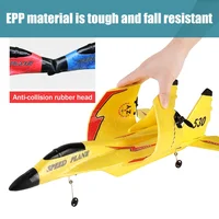 MIG-530 RC Airplane 2.4G Wireless Airplane Remote Control Fighter Glider EPP Foam Drone Anti-drop Plane for Adults Children Toys 1