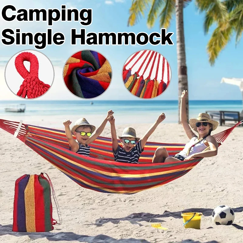 

Garden Swing Canvas Indoor Adult Hammock Outdoor Camping Portable Swing Hammock Chair Swing Hanging Bed For Women Children