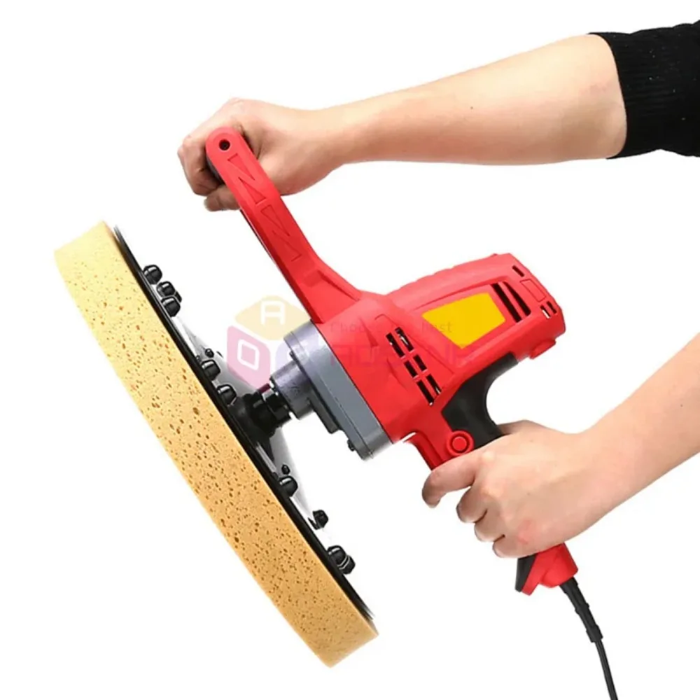 Electric Concrete Epoxy Cement Mortar Trowel Masons Wall Smoothing Polishing Machine Plastering Bucket Trowel Tool 220V