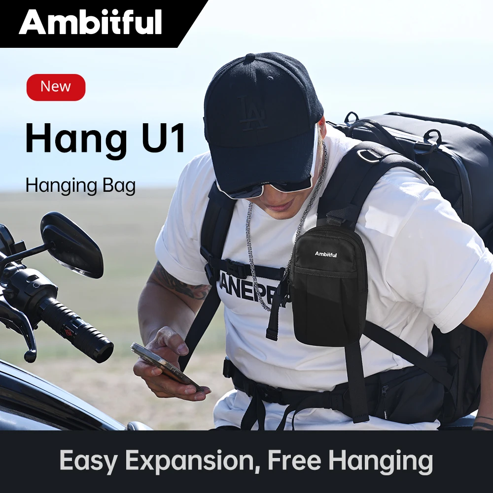 Ambitful Water Resistant Compact Shoulder Strap Bag