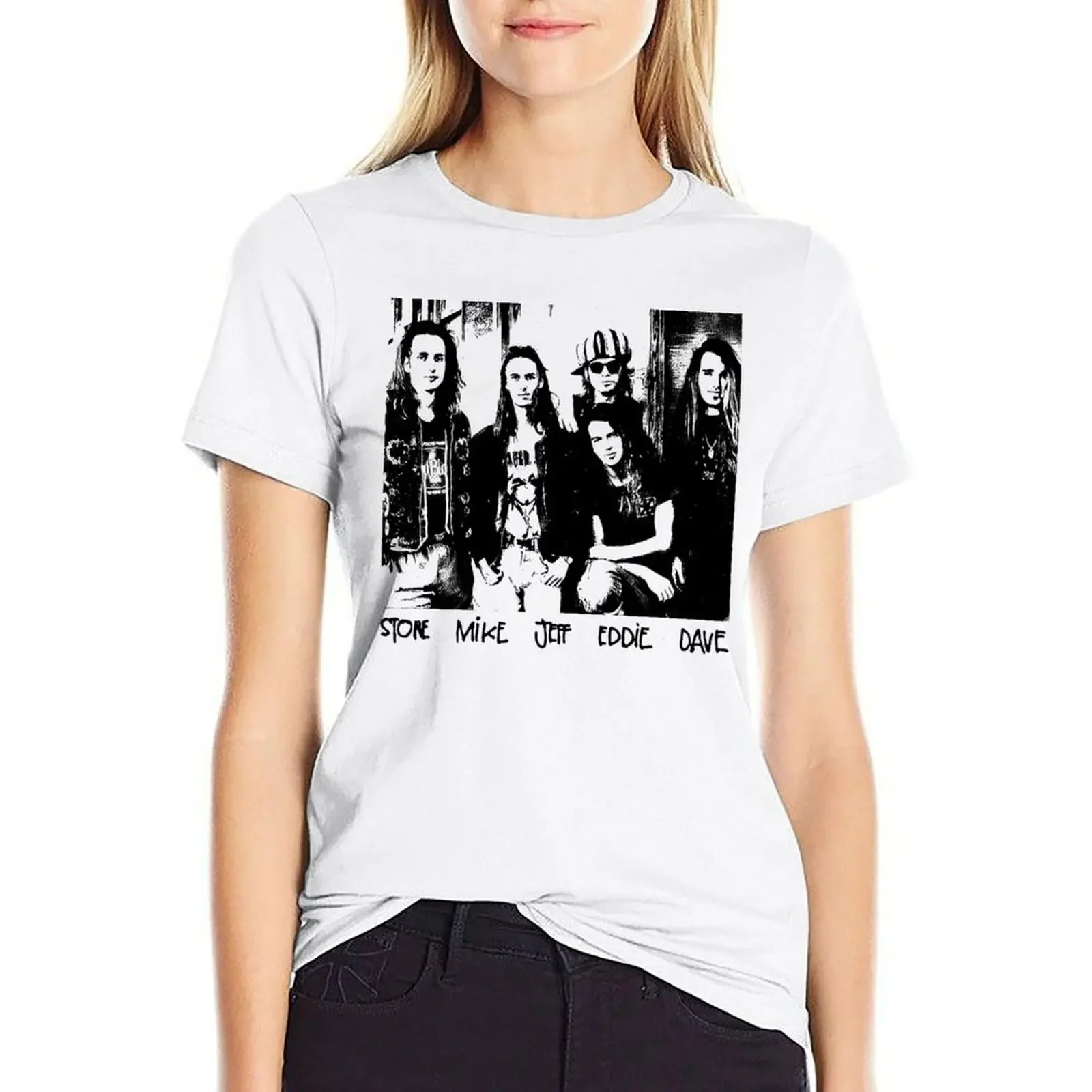 

Grunge Band b T-shirt Blouse cute tops Women's tee shirt