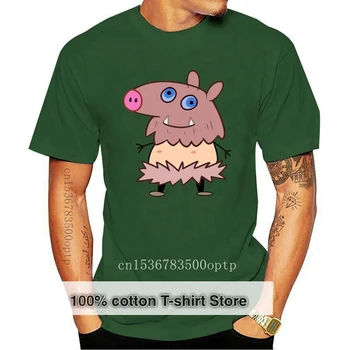 Demon Slayer Kimetsu No Yaiba Inosuke Pig Boy Funny Mashup Black T-Shirt Homme Plus Size Tee Shirt 1