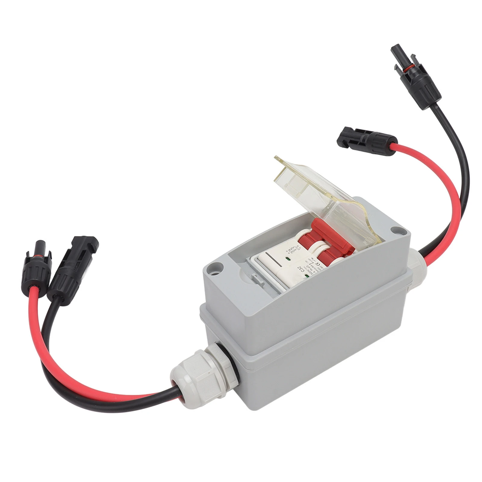 Circuit Breaker Switch Protector MCB 2P DC 500V 32A Disconnect Switch IP65 Waterproof Distribution Box Connector