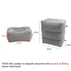 3 Layers Inflatable Pillow Travel Foot Rest Pillows Airplane Train Car Rest Cushion Storage Bag&Dust Cover Inflatable Pillow 6