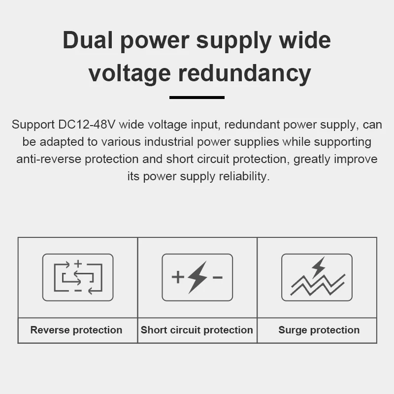 Onti-switch Ethernet Industrial Gigabit Completo Proteção contra Relâmpagos Trilho Din Ip40 6kv40 a 85 °c 10 Mbps 100 Mbps 1000mbps Portas Portas - Imagem 4
