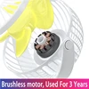 Xiaomi New USB Handheld Clip Fan Portable Rechargeable Fan High Quality Student Wireless Electric Fan Small Cooling Ventilador 3
