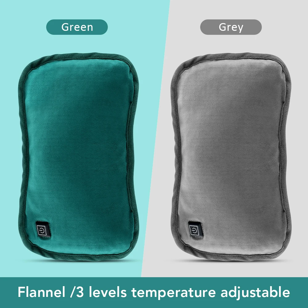 Electric Hand Warmer USB Graphene Hot Thermal Bag Pillow for Winter Reusable Back Neck Shoulder Waist Bed Protector Pain Relief 5