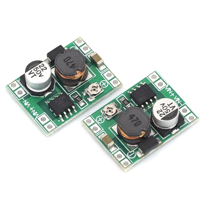 Stlxy XL1509 전압 감소 모듈 DC 5V-40V에서 1.2-35V 출력 전압 조절 가능한 미니 버전