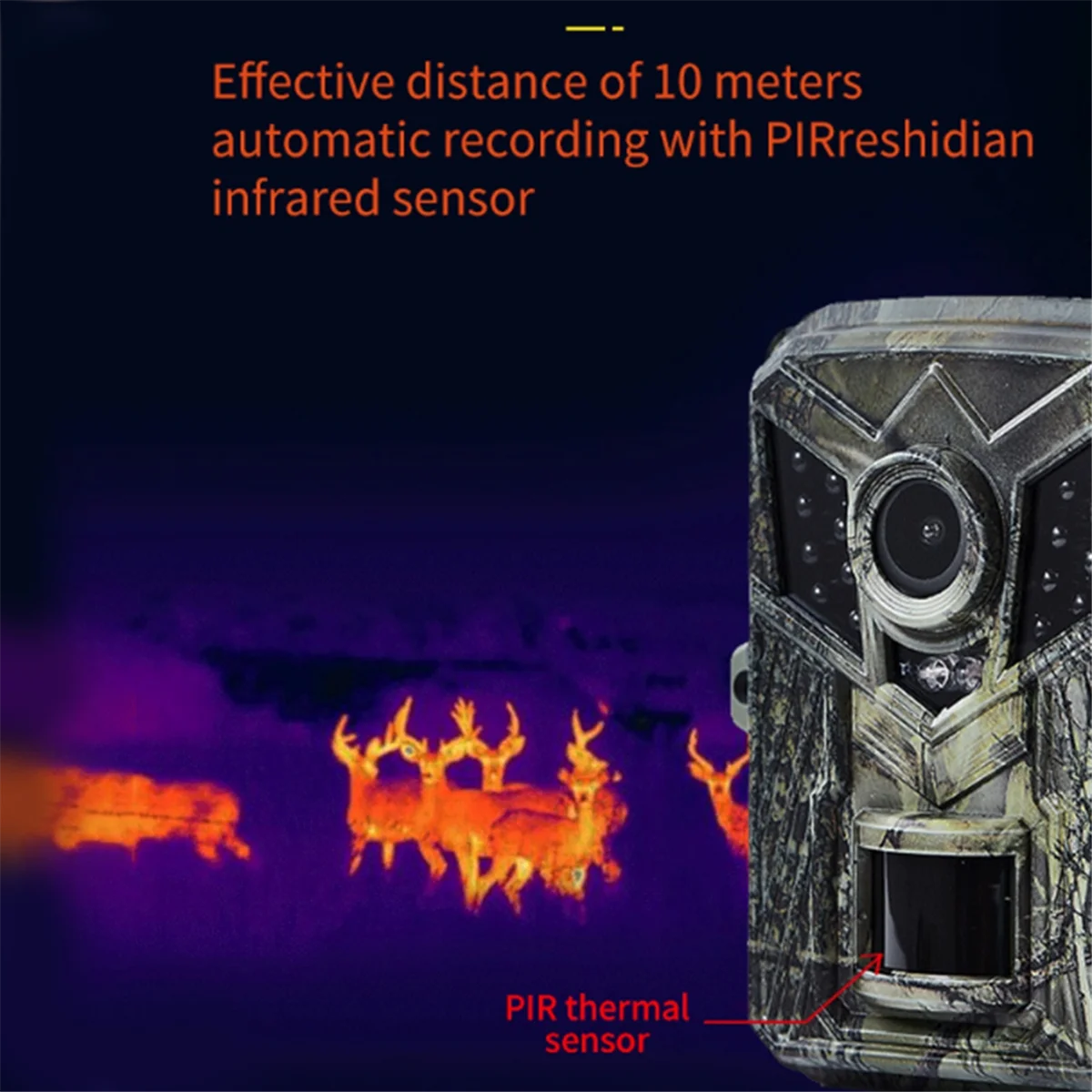 SEMOIC HD 1080P Hunting Trail Camera Waterproof Infrared Night Vision Security Cam Wildlife Camera Outdoor Wildlife Photo Traps