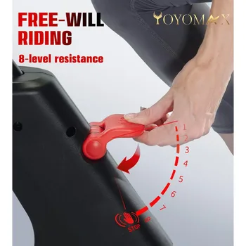 Exercise Bike, Stationary Bicycle, Indoor Cycling Bike/Magnetic Stationary Bike - Fitness Stationary Bicycle Machine with Comfo 6