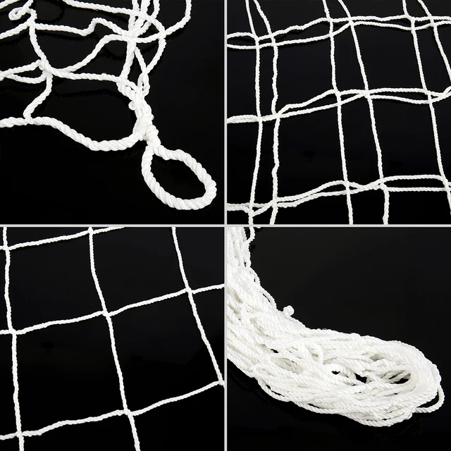 Football Net Football Soccer Goal Post Net Outdoor Sports Match Training Net 1.8M 2.4M 3.6M For Junior Sports Training Practice 4