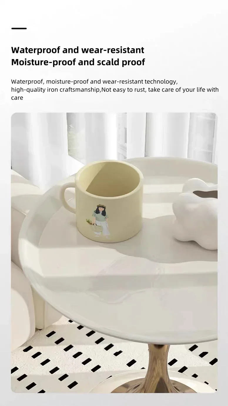 طاولة قهوة فنية حديدية