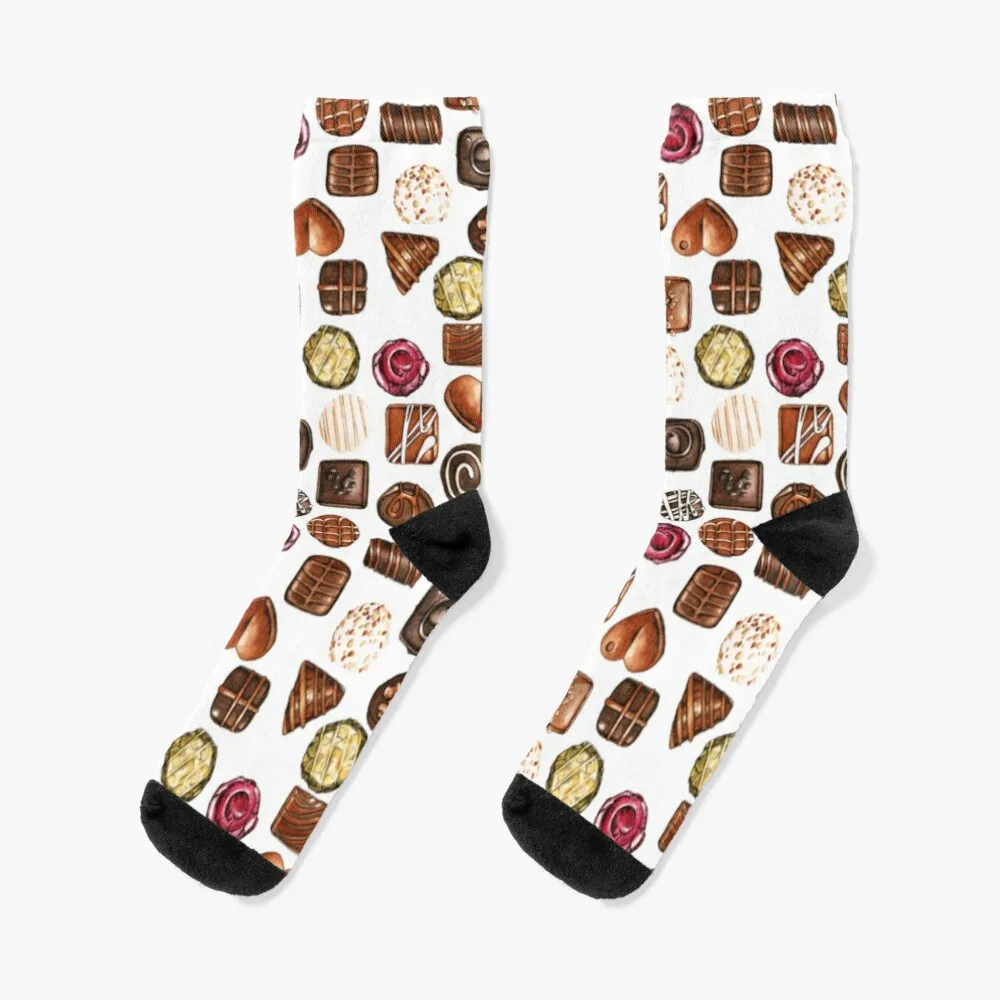 

chocolate box Socks Compression Socks Women Mens Tennis