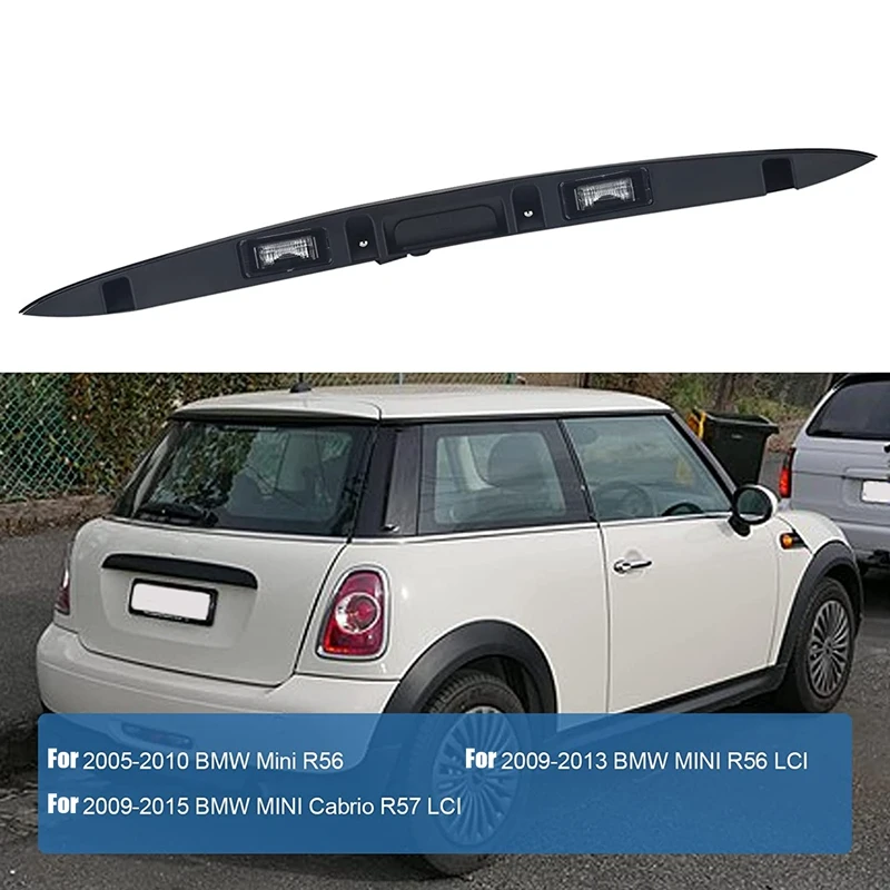 

51132753602 Car Tailgate Hatch Trunk Handle Replacement for Mini Cooper R55 R56 R57 R58 R59 2007-2014