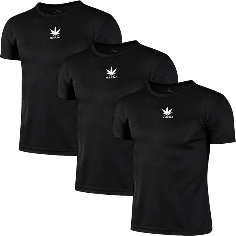 Men's Quick Dry Short Sleeve Athletic Running Gym T-Shirt