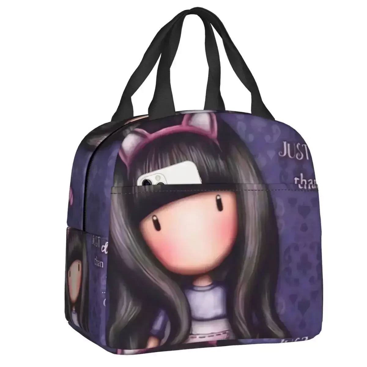 

Anime Animation Santoro Gorjuss Insulated Lunch Bag for Women Waterproof Cartoon Gorjuss TV Movie Cooler Thermal Lunch Box