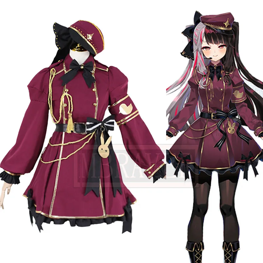 

VTuber Hololive Yorumi Rena Косплей Хэллоуин костюм Рождественская Вечеринка Униформа на заказ любой размер