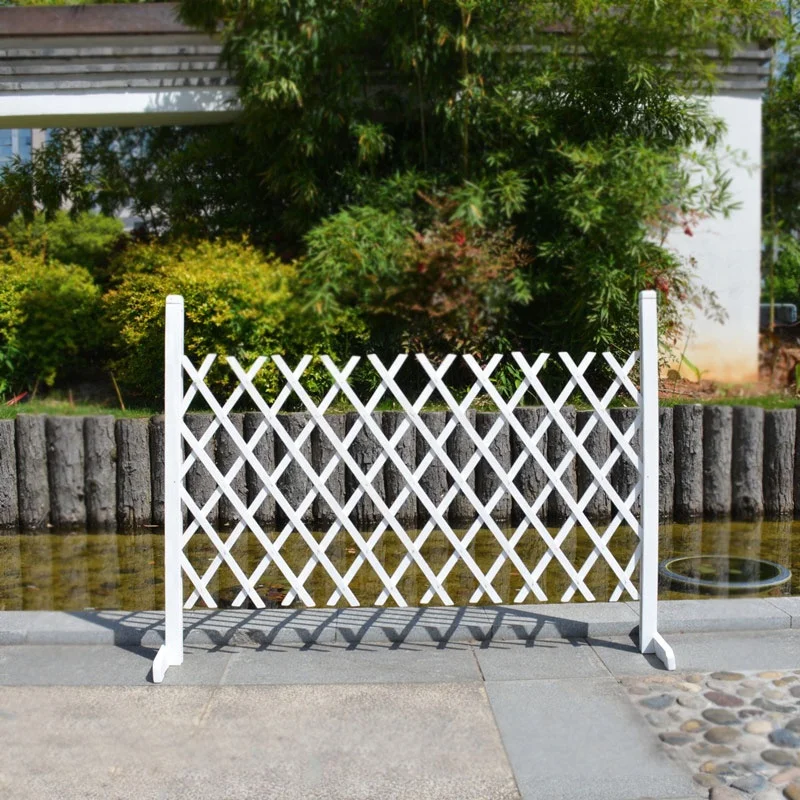 Wooden Fence Trellis Painted Garden Decoration Trellises Easy Installation Fence Trellis for Gates 5