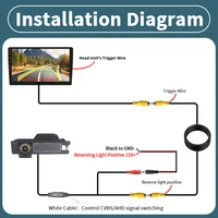 AHD Dynamic Trajectory 170 ° Car Rear View Reverse Camera for Opel Astra H J Corsa D Meriva A Vectra C Zafira Insignia - Image 5