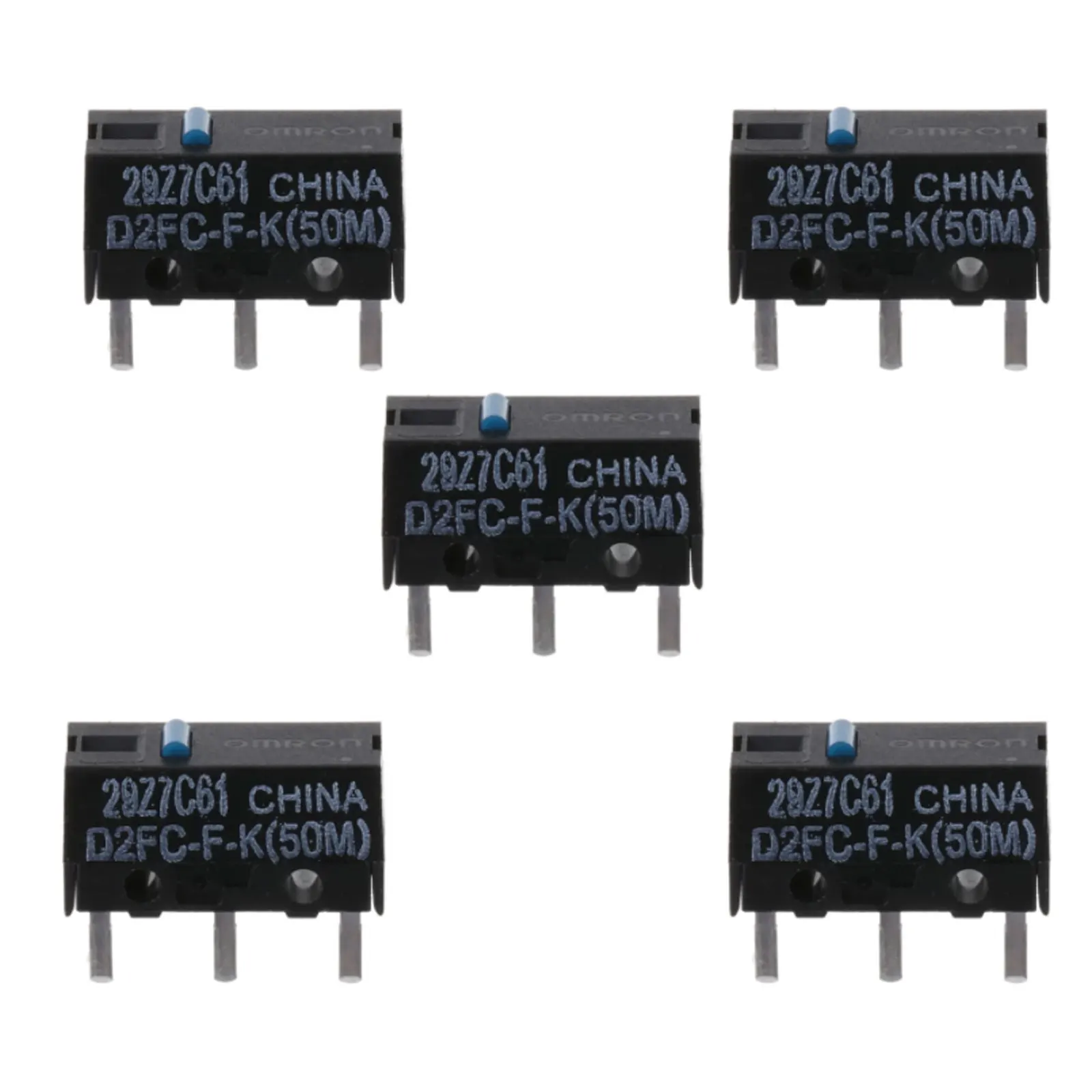 Original OMRN Mouse Micro Switch D2FC-F-K (50m) Blue Dot Compatible G series/Razer Mouse D2FC-F-7N 10M 20M Replacement Parts