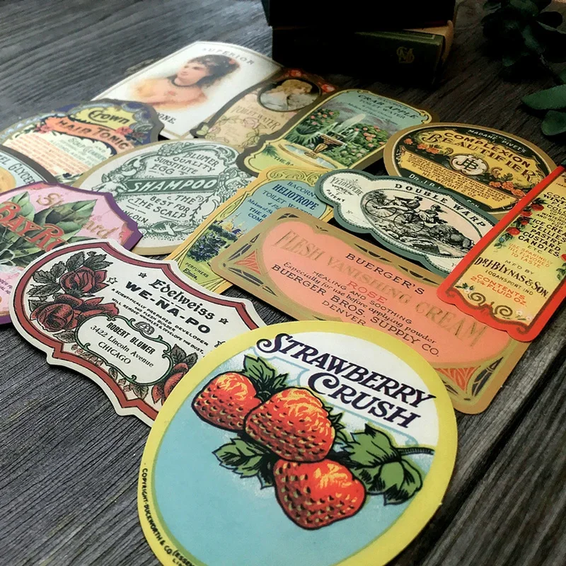 14Pcs Tim Holtz Style Junk Journal Ephemera Vintage Sticker Retro Label Planner Album Diary Scrapbooking Supplies for Cartoon Stickers,Decorative Stickers,Self Adhesive Stickers,Customer Stickers,Stationery Stickers,Anime Stickers,Paper Stickers,Adhesive Stickers,Decorative Labels Stickers,Animal Stickers
