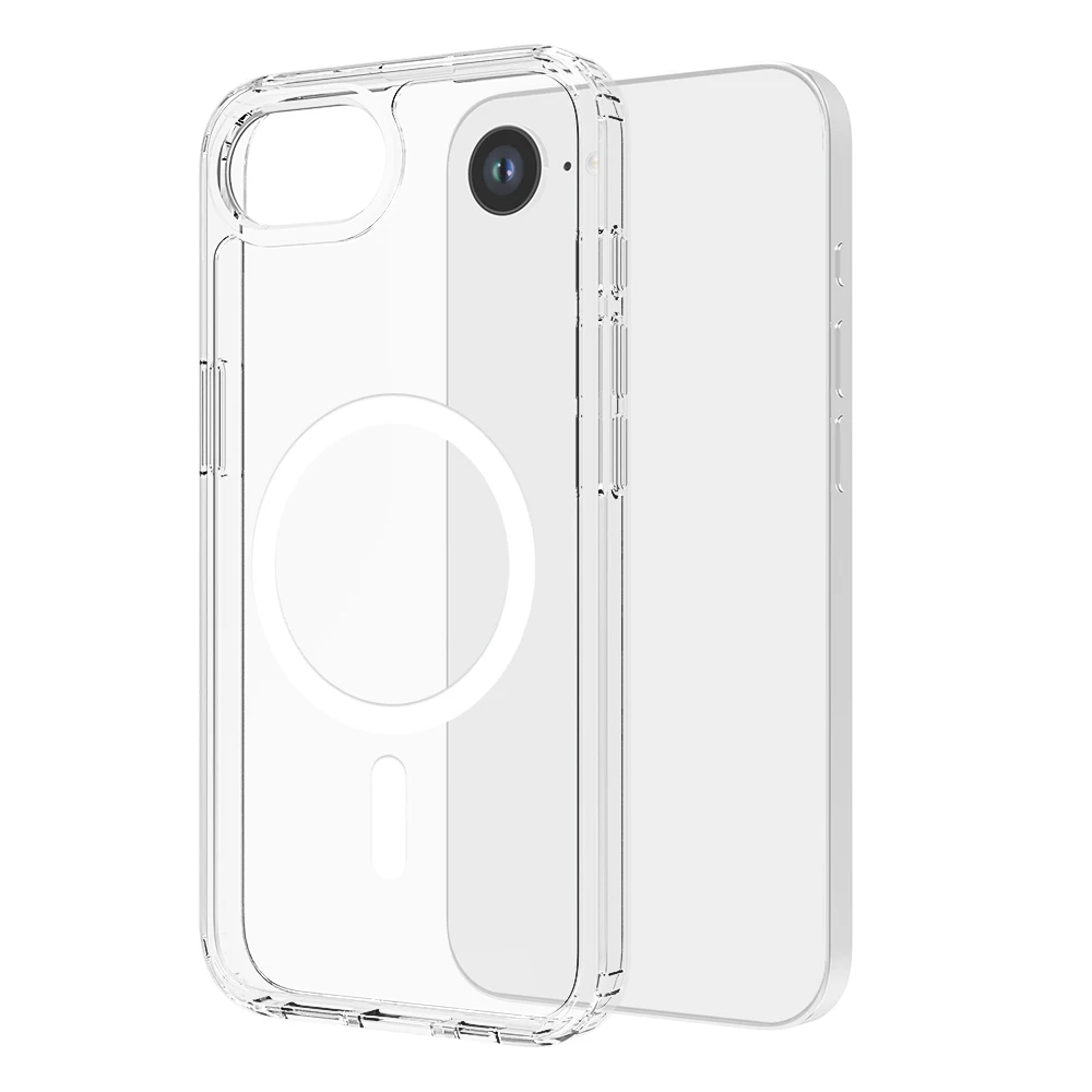 Crystal Clear MagSafe Compatible Phone Case - Premium Accessory Cover