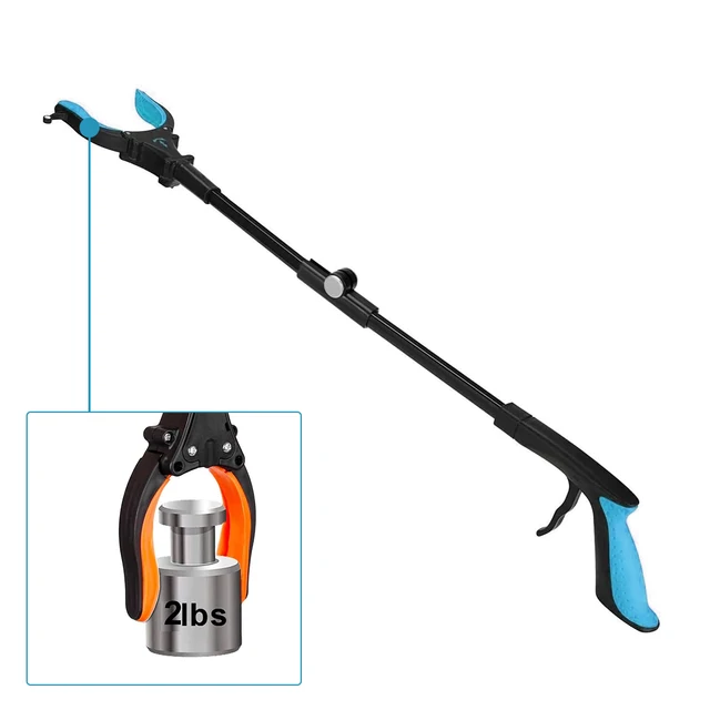 Összecsukható Alomválasztó Fogó, Könnyű 80 Cm-Es Grabber Szerszámot Az Ártalmas Megfogók 90 ° -Os Forgó Fej Csúszásgátló Állkapocs Mágneses Horog - Image 5