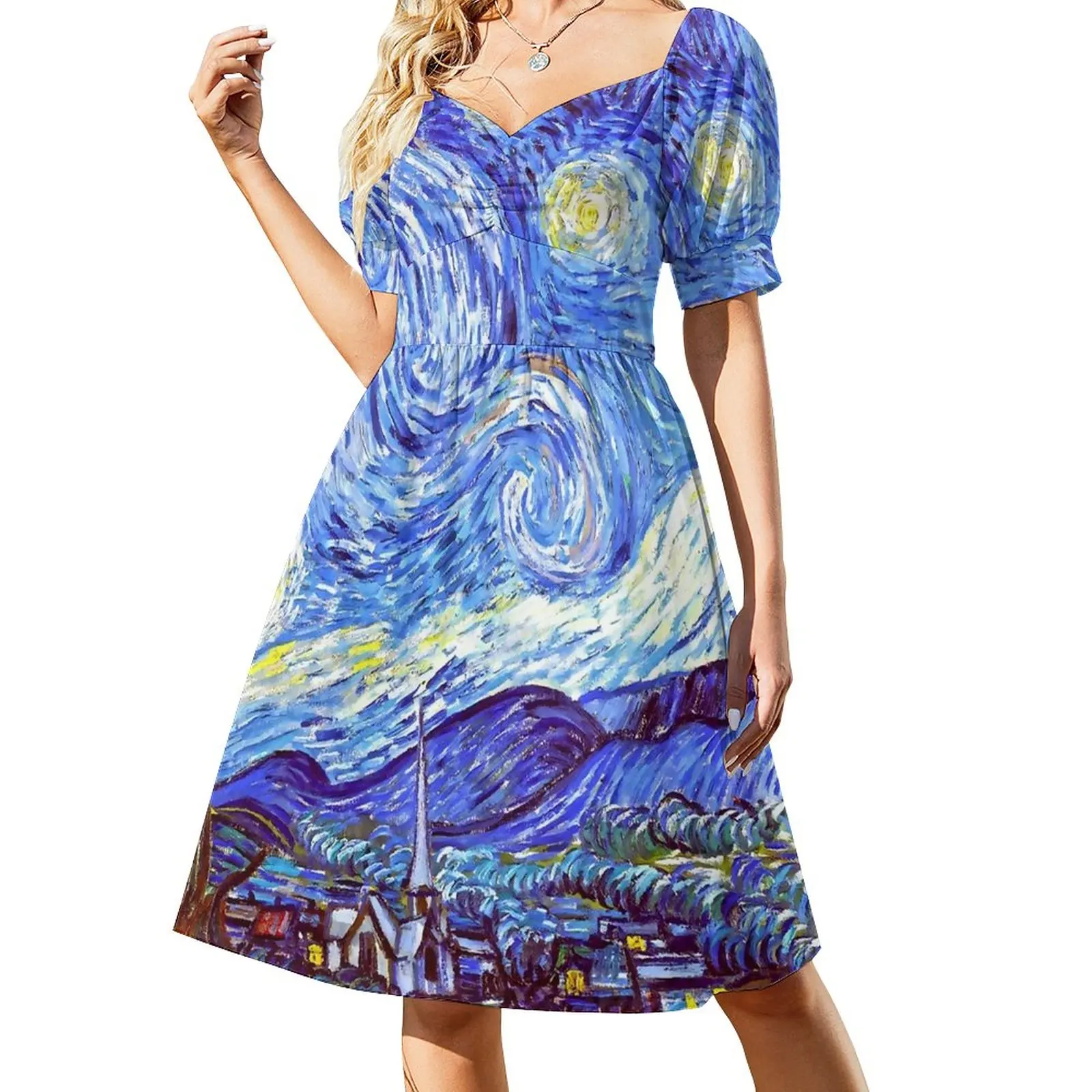 

The Starry Night HDR Dress elegant women's sets dresses summer Women's dresses